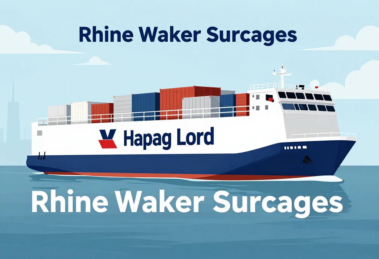 Hapag-Lloyd revises Rhine low water surcharges