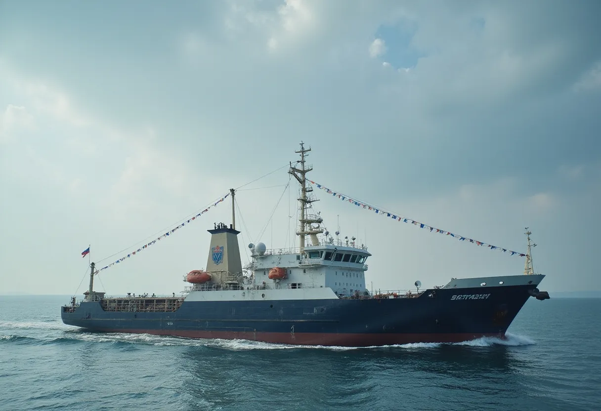 Sanctioned ships retreat under the Russian flag