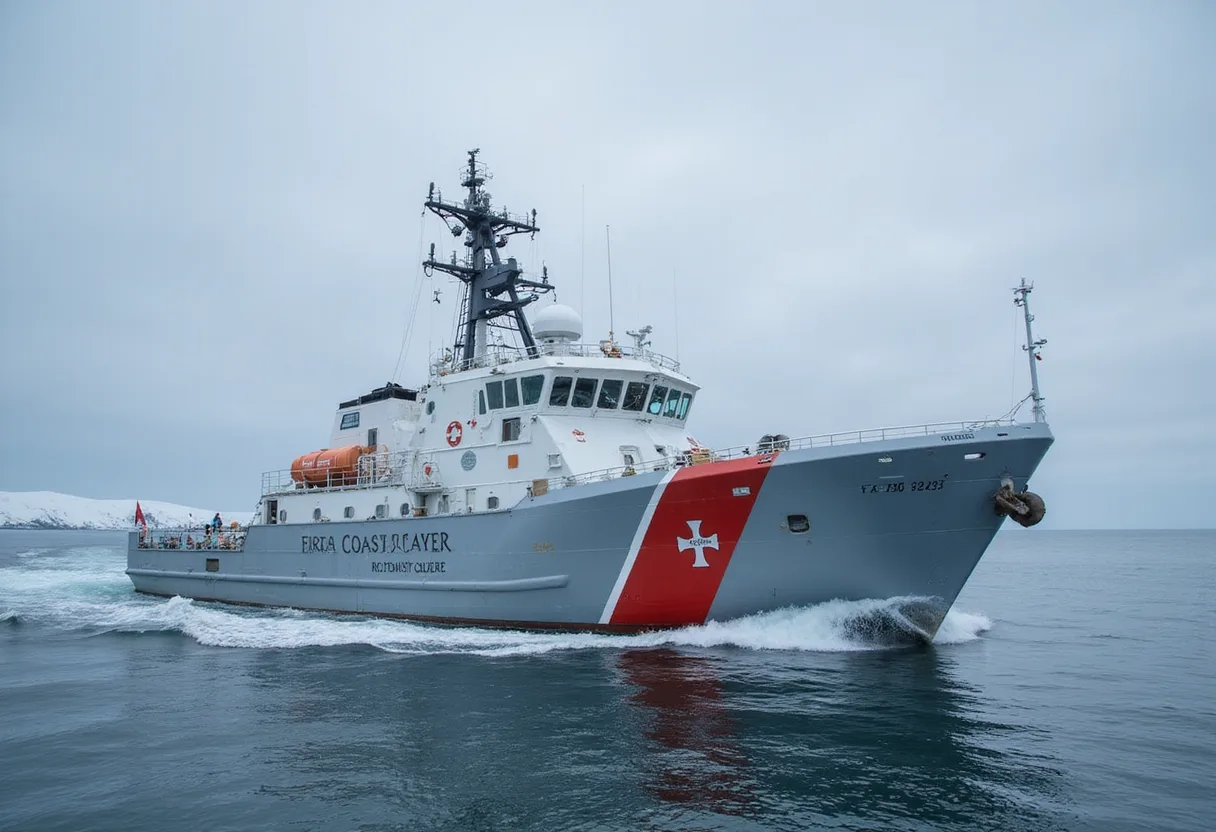 First U.S. Coast Guard Arctic Security Cutter in Finland Nears Halfway Point as Second Approaches Construction