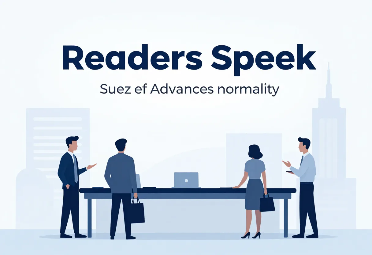 Readers Speak: Suez return advances, but normality remains distant