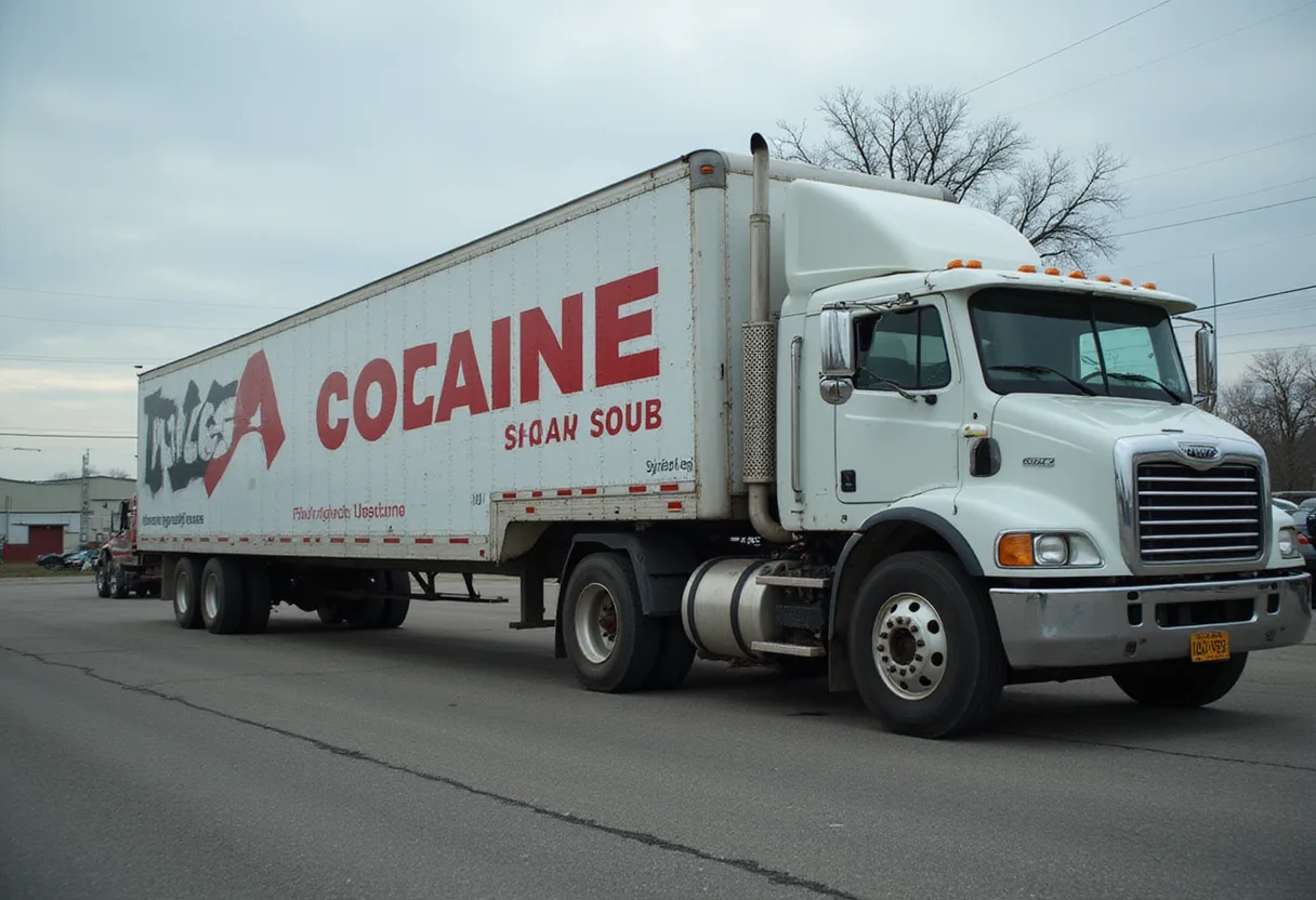 Arkansas I-40 truck inspections uncover $5.1M in cocaine plus meth and stolen UTV