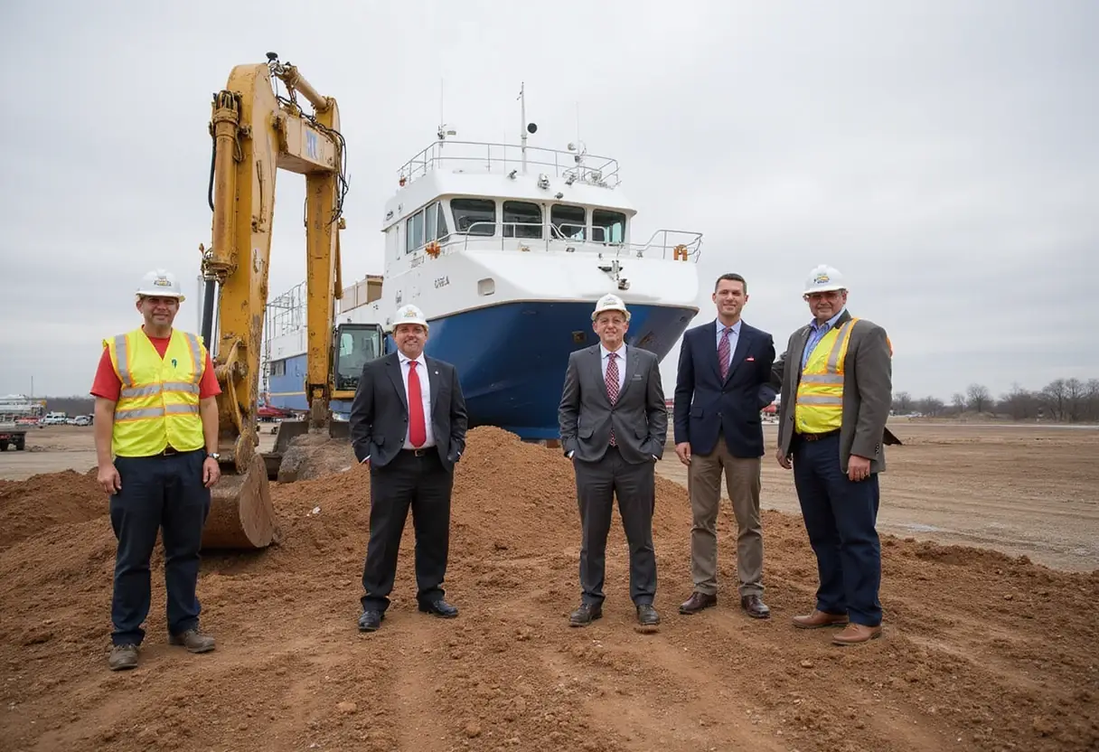 JE Dunn-Alberici JV breaks ground on $3.2B Texas shipyard