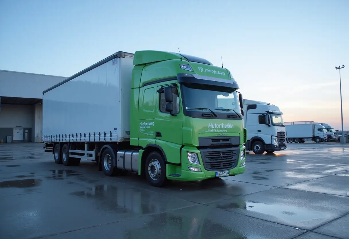 Malpensa: First Hydrogen Truck Arrives at Cargo City