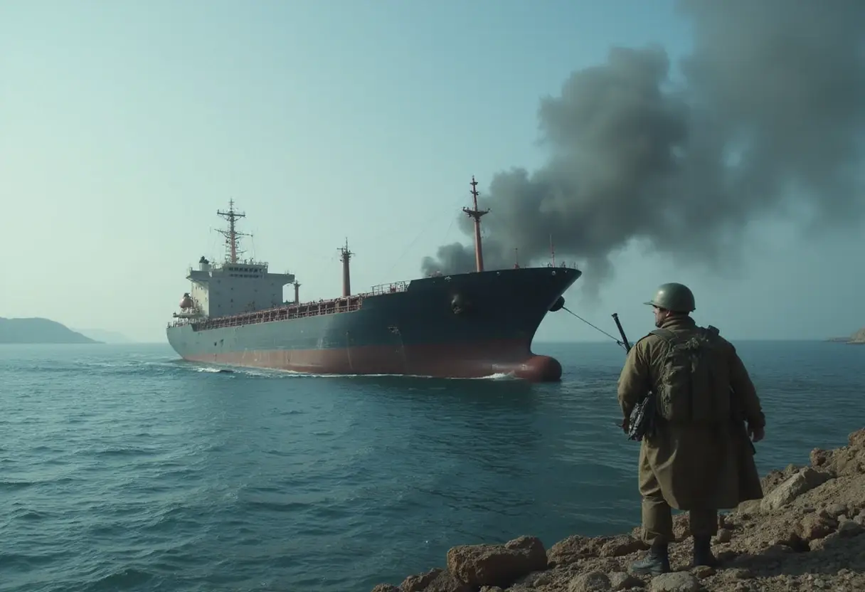 Iran's revolutionary guards: A container ship sunk in the south of the Strait of Hormuz after hitting a naval mine - Sta