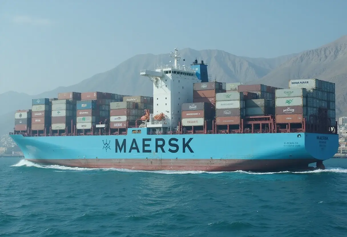 Maersk fueled the 9,016-TEU Tangier Maersk with 100 percent corn ethanol in America's first ethanol bunkering of a deep-